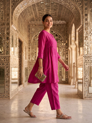 Fuchsia Badla Coord Set