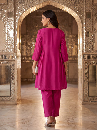 Fuchsia Badla Coord Set