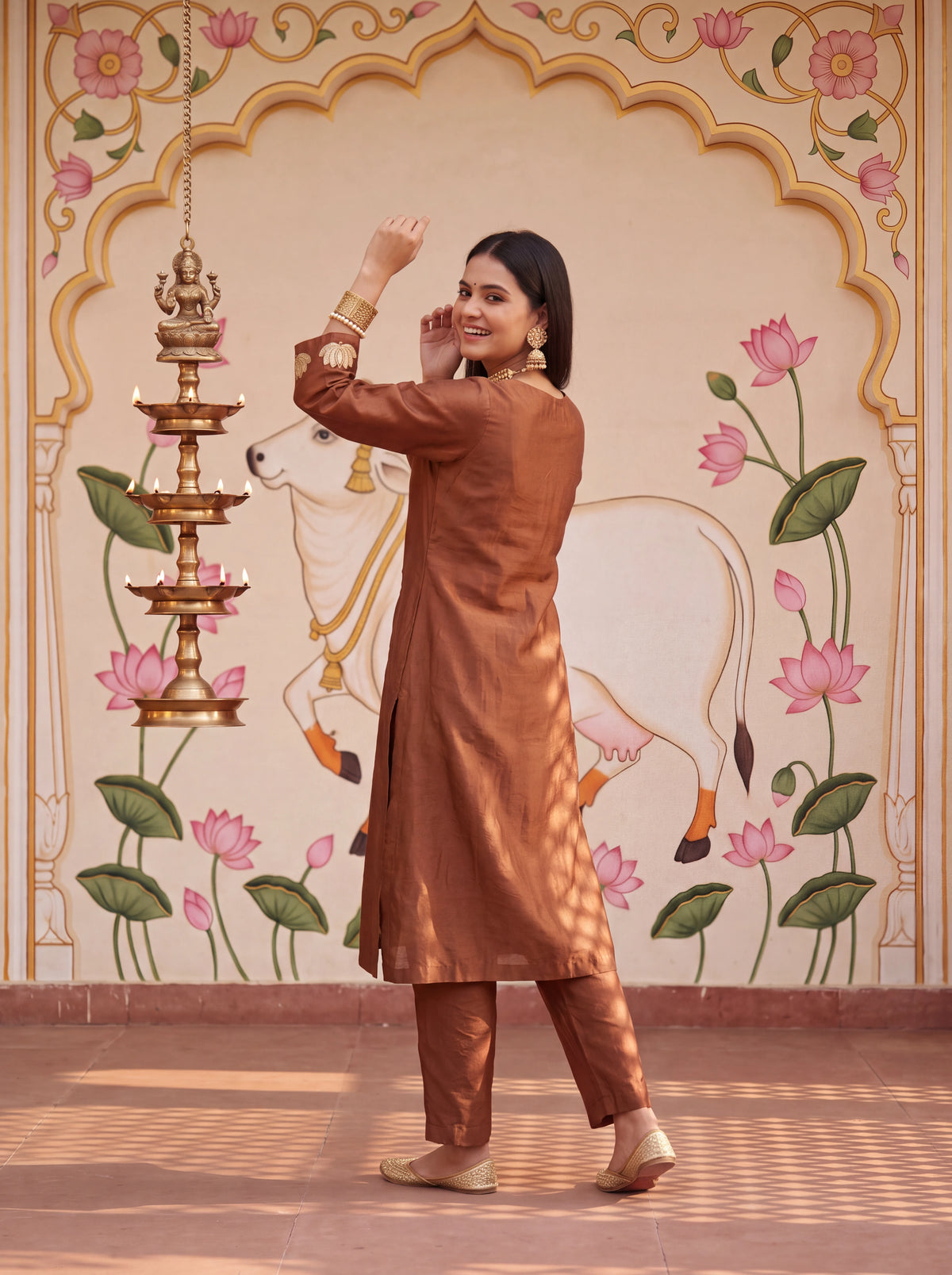 Cacao Brown Kurta Set