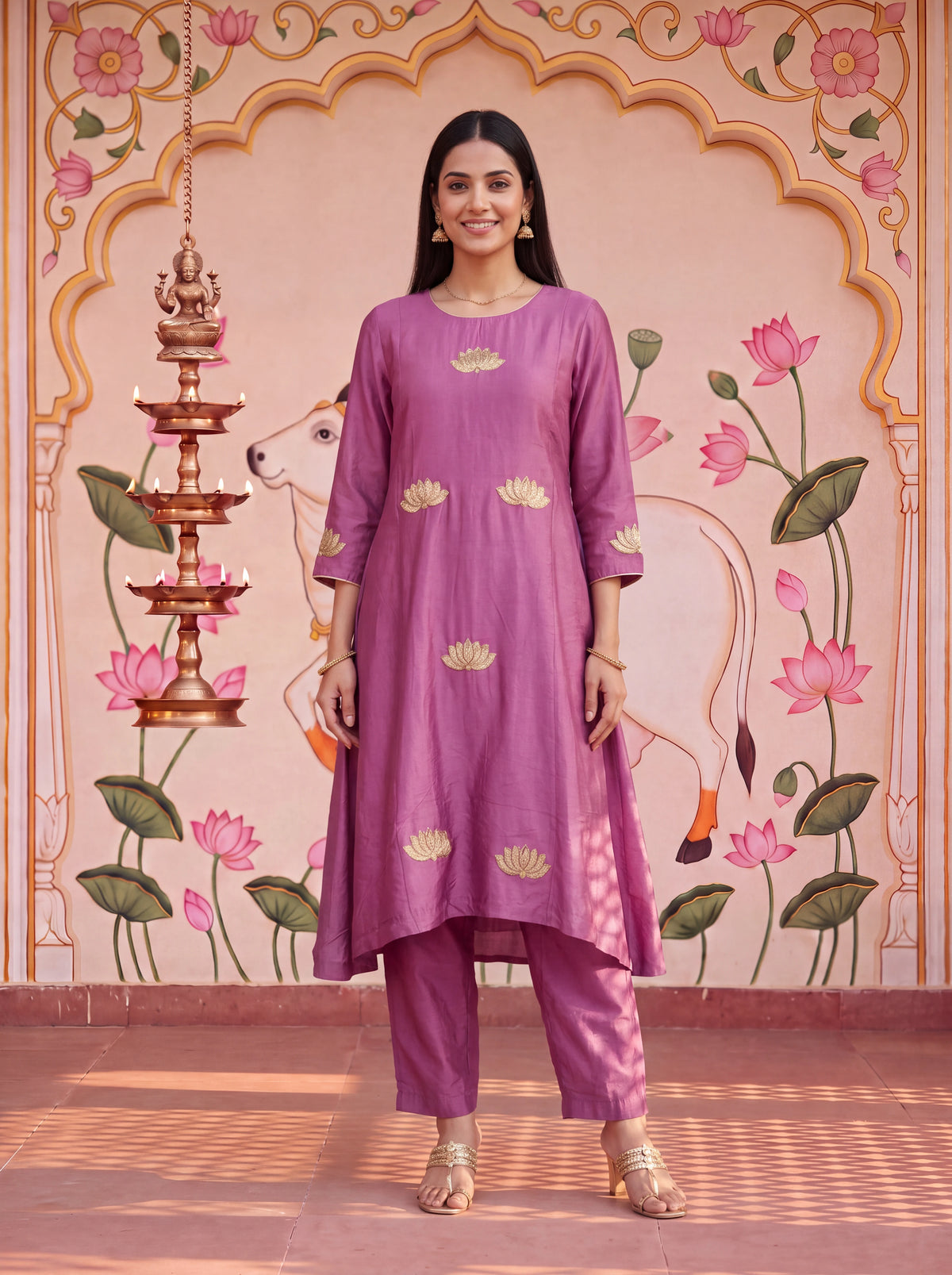 Orchid Pink Kurta Set