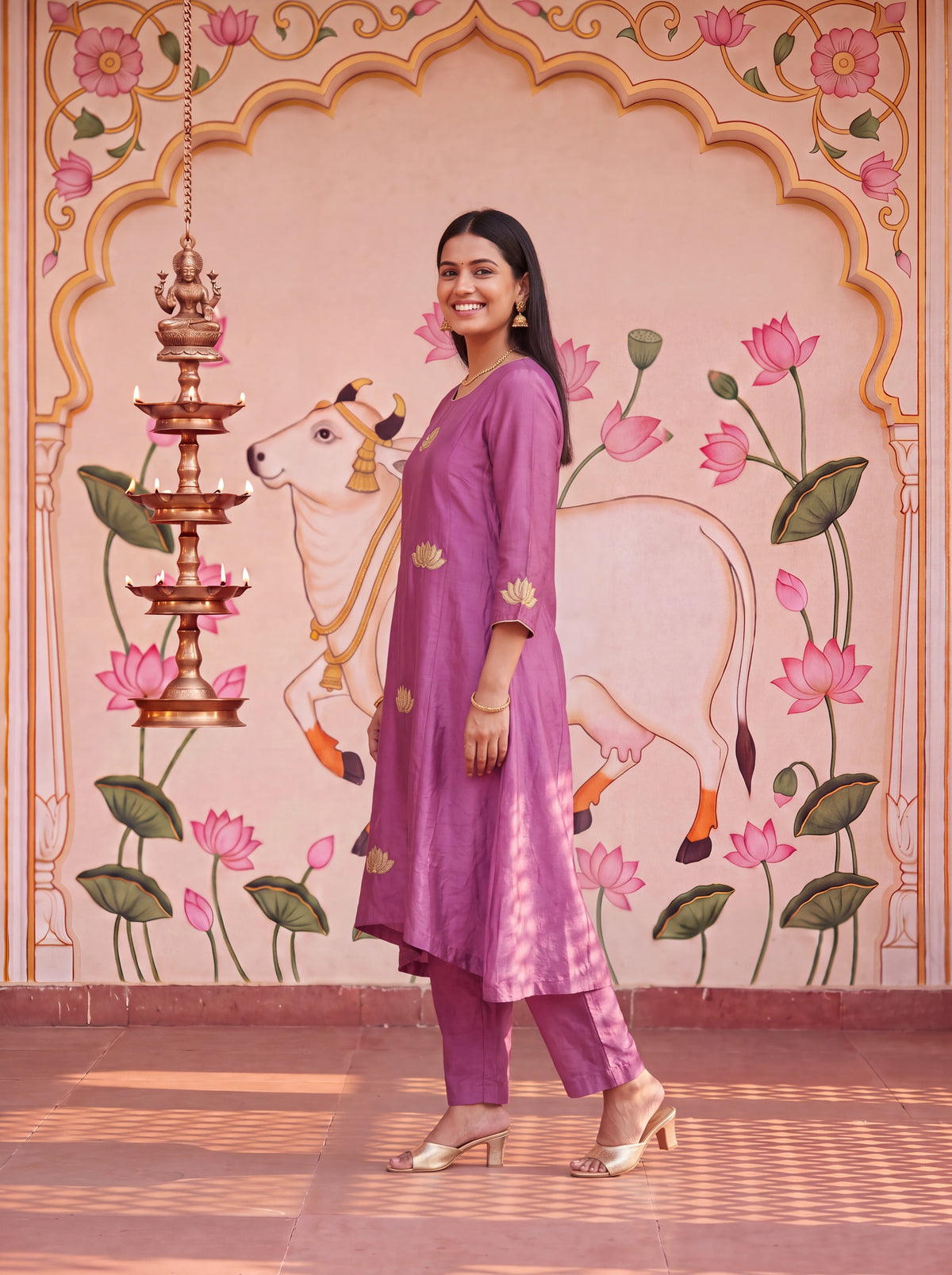 Orchid Pink Kurta Set