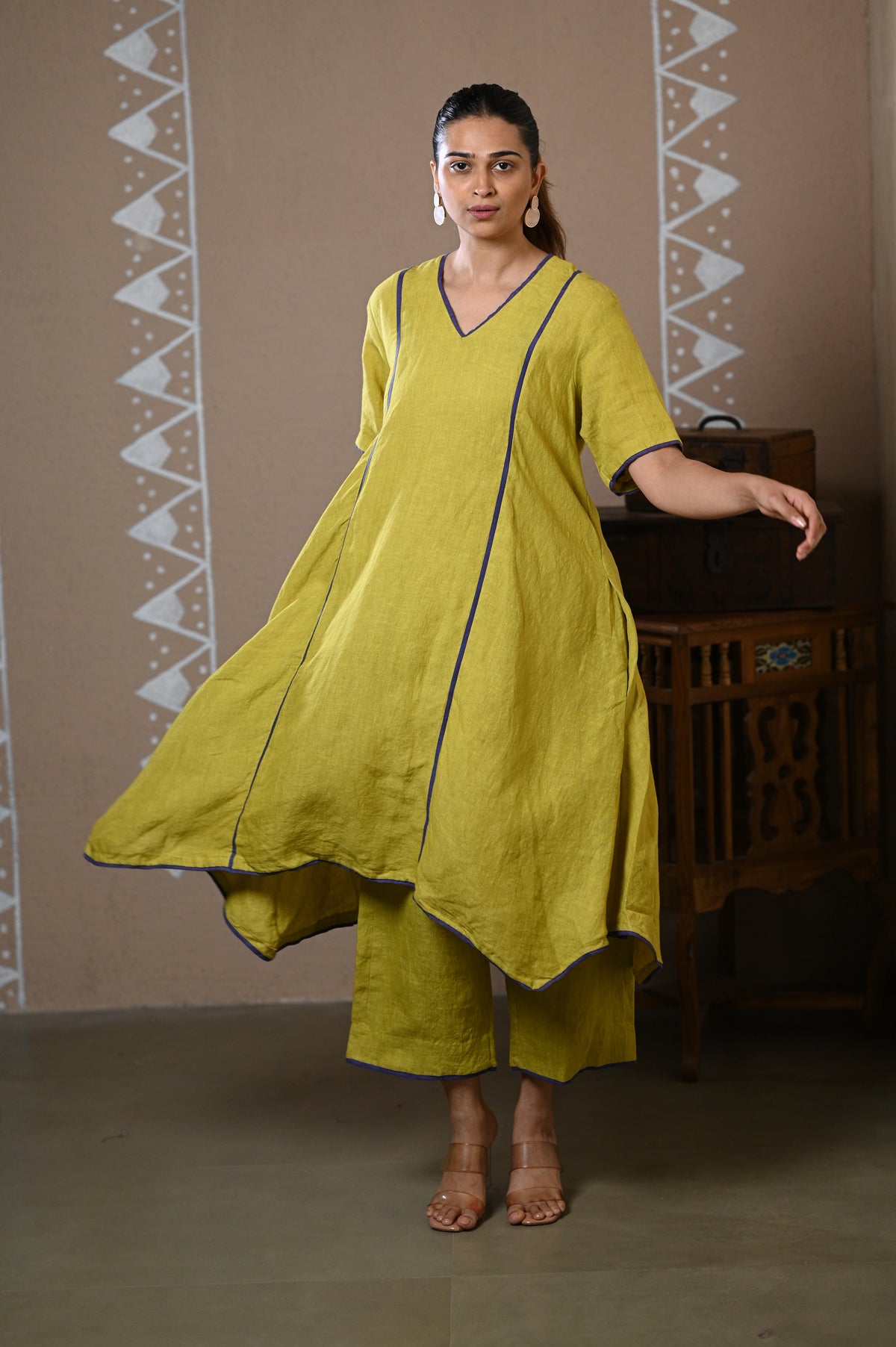 Citrine Linen Coord Set