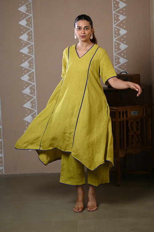 Citrine Linen Coord Set