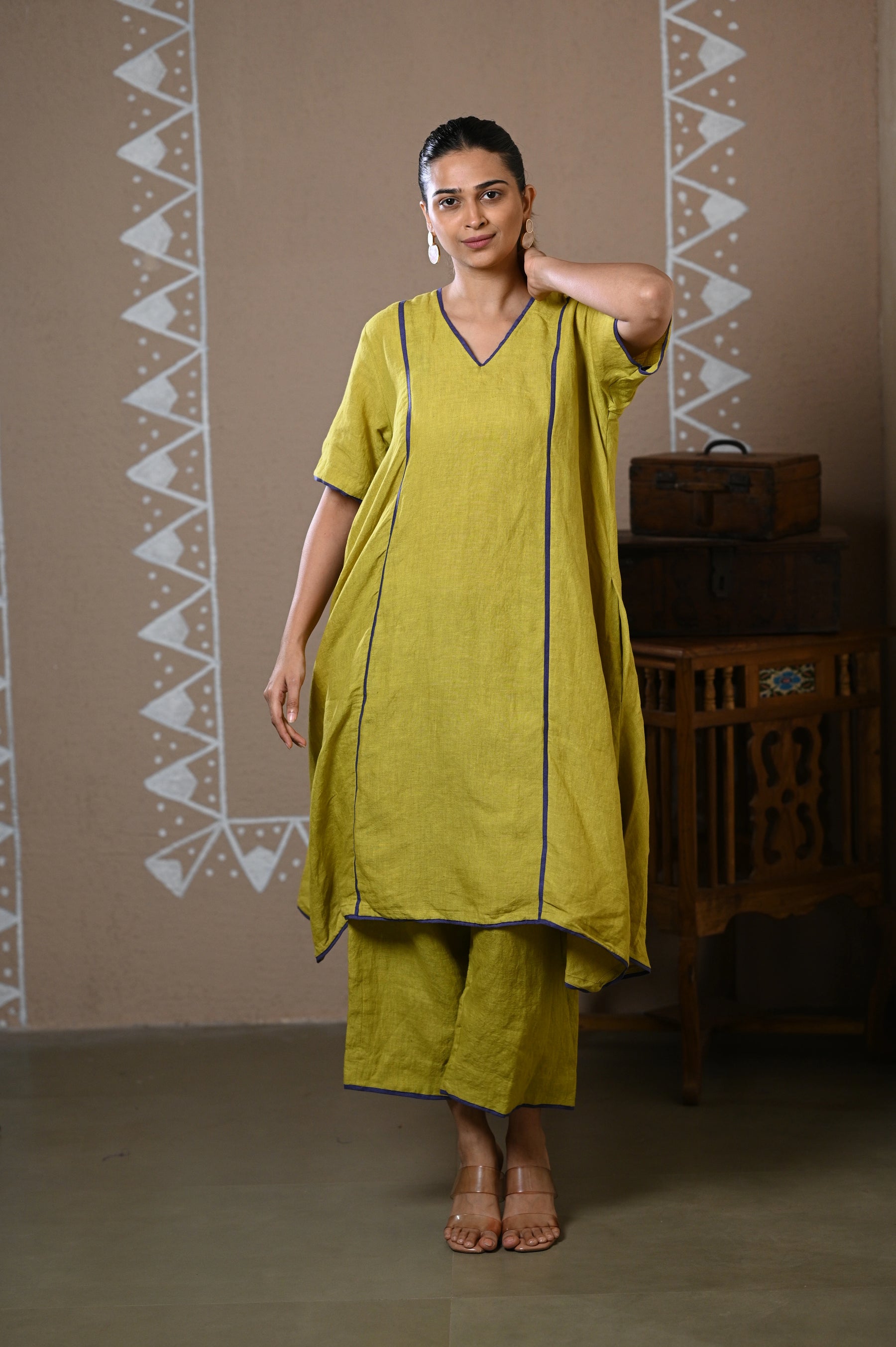 Citrine Linen Coord Set