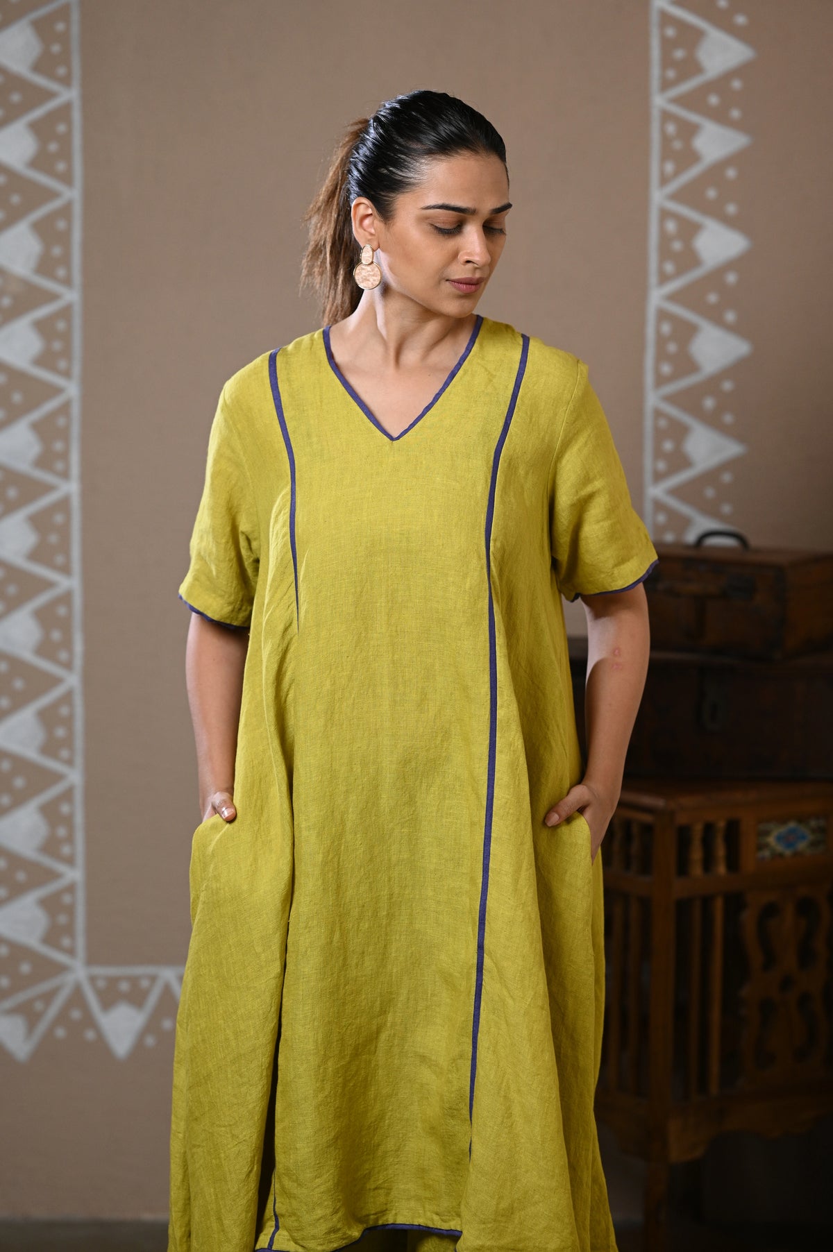 Citrine Linen Coord Set