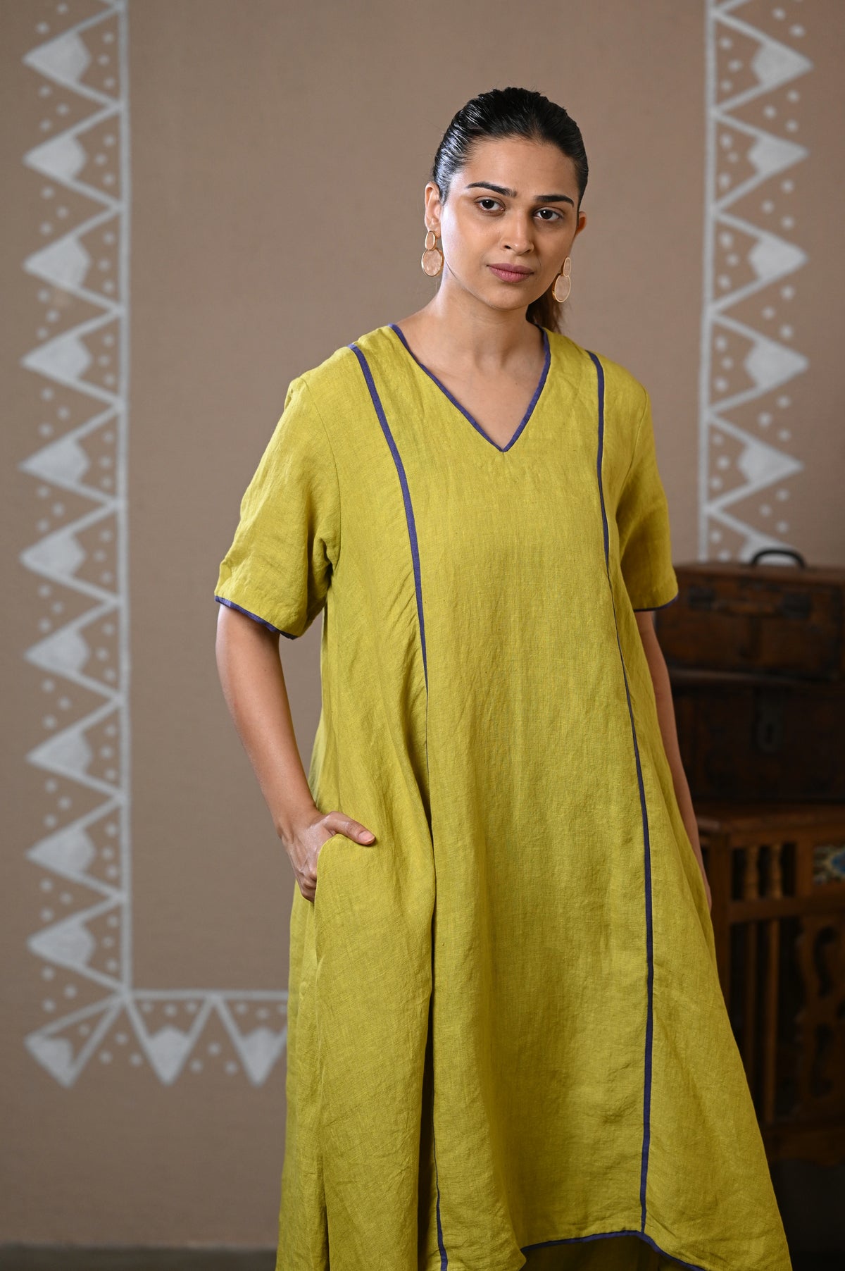 Citrine Linen Coord Set