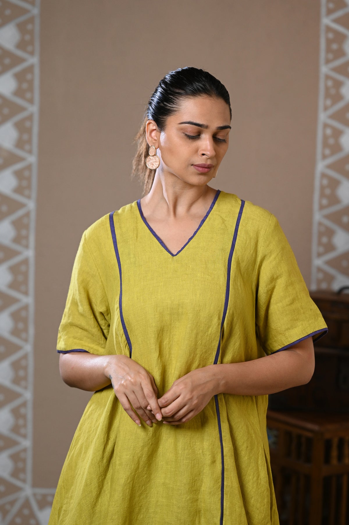 Citrine Linen Coord Set