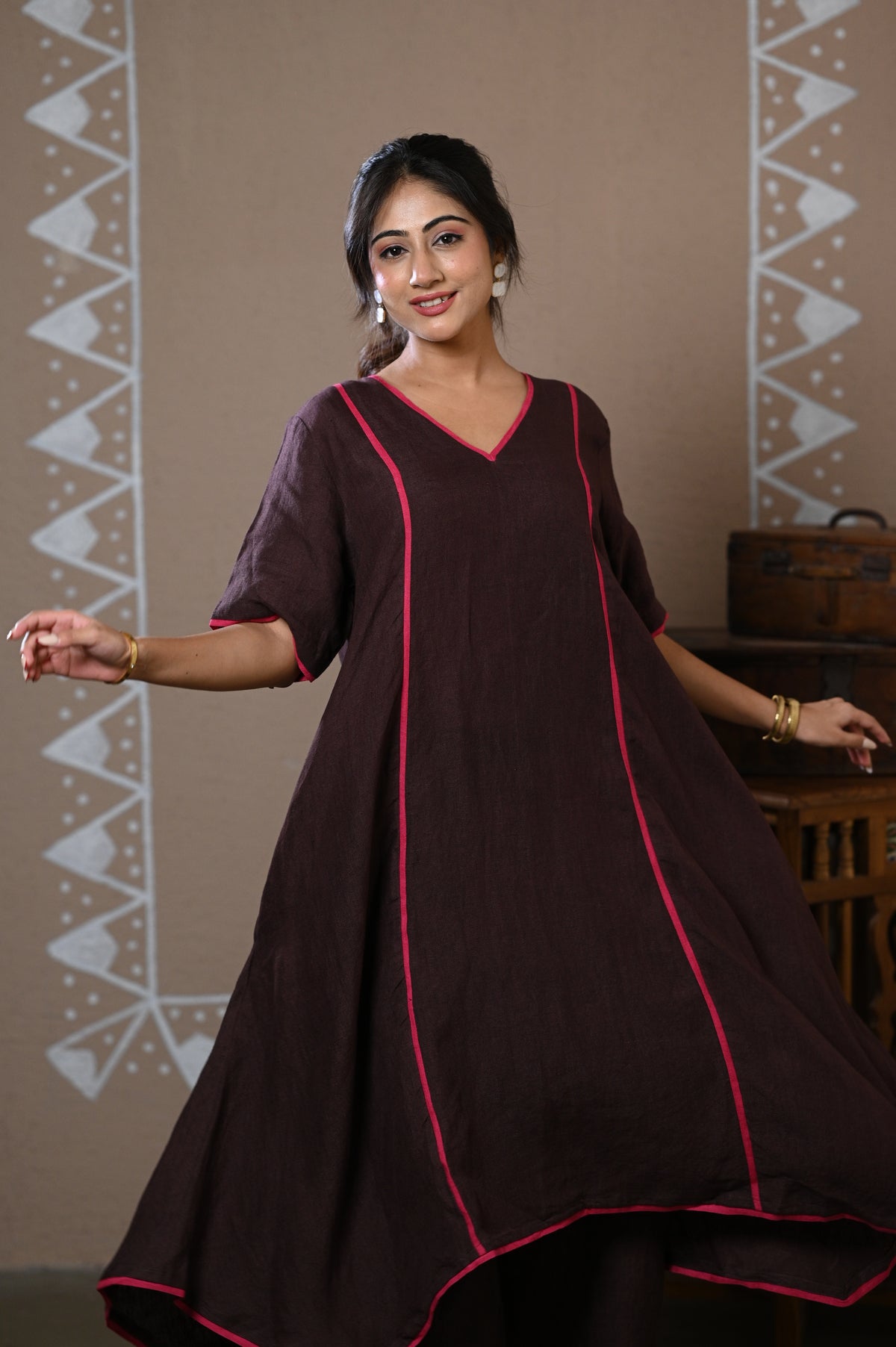 Espresso Linen Coord Set