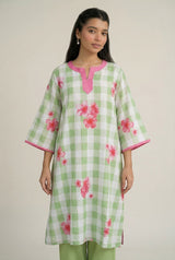 GREEN FLORAL CO-ORDSET